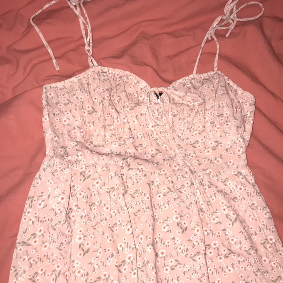 NWT Pink Floral Dress - Picture 6 of 9